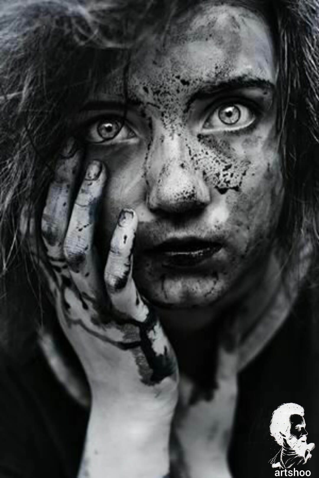 آموزش نقاشی سیاه قلم